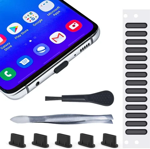 Vista 8 de 20 tapones antipolvo para iPhone 14, 14 Pro Max, 13, 13 Pro Max, 12, 12 Pro Max, 11, 11 Pro, X, XS, XR, 8, 7, iPhone Lightning puerto de carga