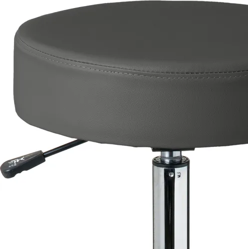 Vista 4 de Boss Office Products Taburete de dibujo ajustable de 16 pulgadas, gris