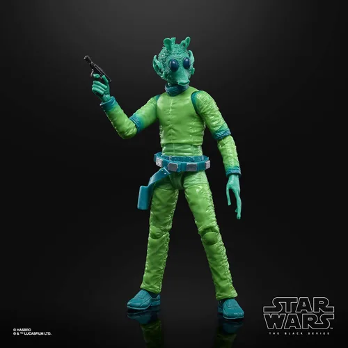 Vista 5 de STAR WARS The Black Series Greedo - Figura coleccionable de la trilogía original del 50 aniversario de Lucasfilm de 6 pulgadas (exclusivo de Amazon)