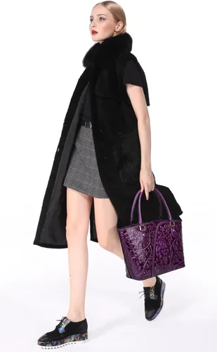 Vista 7 de PIJUSHI cartera floral, carteras de hombro, para mujer.