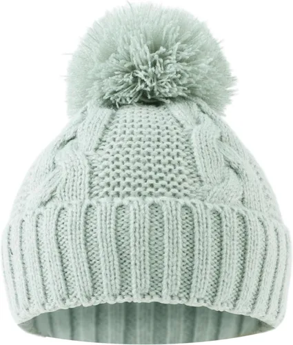 Vista 3 de JANGANNSA Gorro de invierno de punto para bebé, gorro cálido para niños y niñas, gorro con pompón