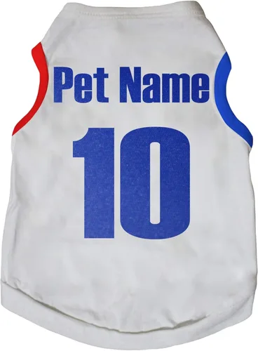 Vista 3 de Petitebella Personalize Camiseta para perro cachorro con tema nacional (Argentina, XS)
