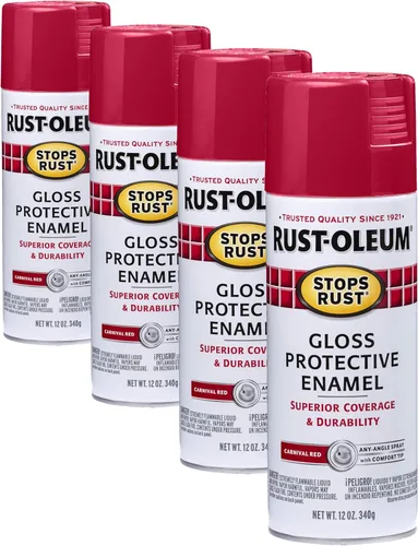 Vista 155 de Rust-Oleum 7776830 - Pintura en aerosol para prevención del óxido, 12 onzas, negro plano