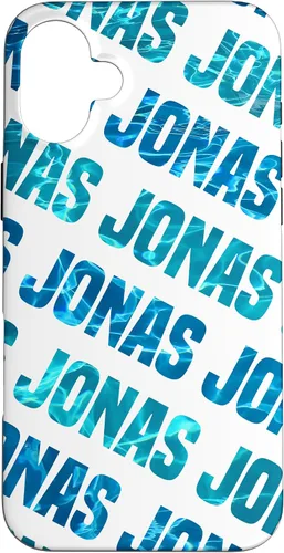 Vista 23 de Funda personalizada para iPhone 16 Jonas para teléfono, color azul y verde azulado