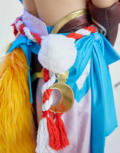 Vista 6 de Disfraz unisex para cosplay con accesorios para tocado para mujer