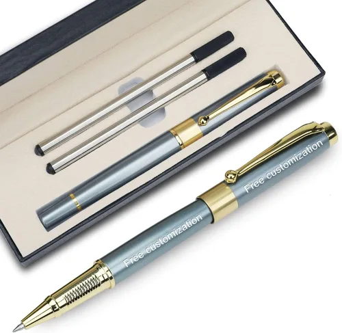 Vista 9 de YIVONKA Bolígrafo personalizado, bolígrafo personalizado, bolígrafo con grabado, bolígrafo, bolígrafo de oficina, bolígrafo de repuesto mediano