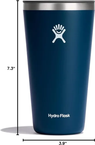 Vista 2 de Hydro Flask All Around Tumbler - Botella de agua reutilizable de acero inoxidable con aislamiento térmico y tapa