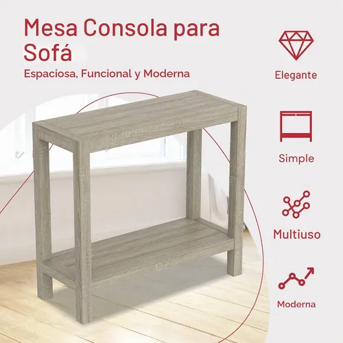 Vista 3 de Safdie & Co - Mesa de entrada de granja color gris pardo oscuro, mesas de consola para entrada, uso como mesa de entrada, escritorio de pasillo