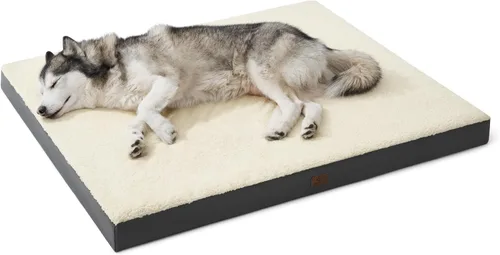 Vista 31 de Bedsure - Cama ortopédica pequeña para perros chicos, impermeable, con funda extraíble lavable, tapete de espuma con forma de huevera para mascotas