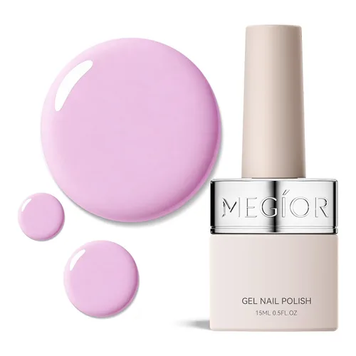 Vista 16 de MEGIOR Esmalte de uñas de gel libre de TPO, 0.5 onzas líquidas, base de gel transparente para remojar la lámpara de uñas LED, capa base de larga