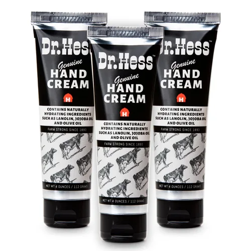 Vista 8 de Dr. Hess Crema de manos genuina, loción nutritiva y suavizante para manos y talones secos y agrietados, alivio del eccema, con lanolina, cera