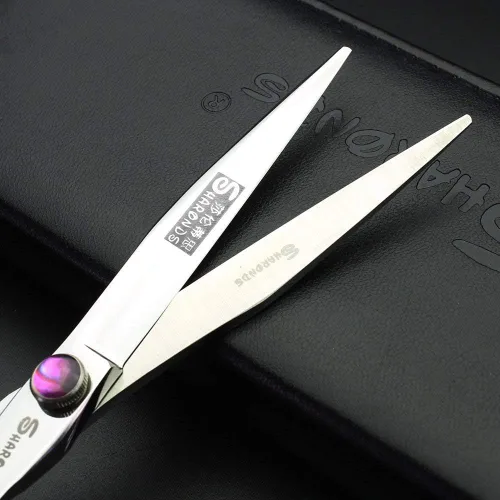 Vista 3 de SHARONDS Tijeras de corte de cabello, tijeras de peluquería para adelgazar, tijeras profesionales de peluquería para el hogar, para hombres y 7