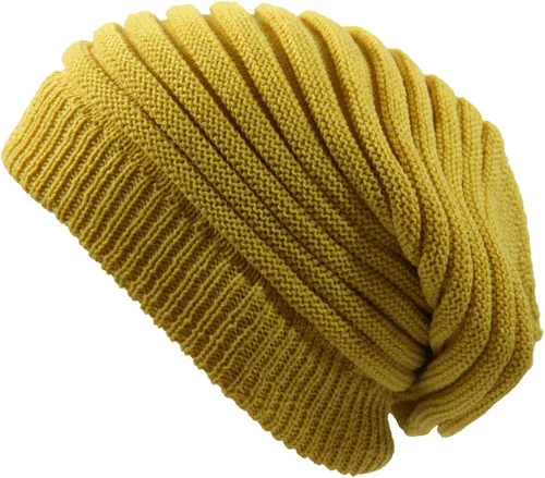 Vista 9 de RW Rasta larga Slinky Beanie Sombreros