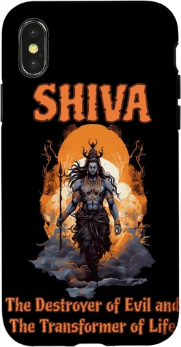 Vista 5 de Lord Shiva Destroyer Transformer Hindu God Spiritual Hippie Case for iPhone 16