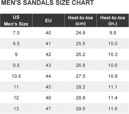 Vista 7 de Men's Athletic Hiking Walking Sandals Non-slip Water Resistant Lightweight Comfortable Beach Shoes BlackGrey 7.5-13