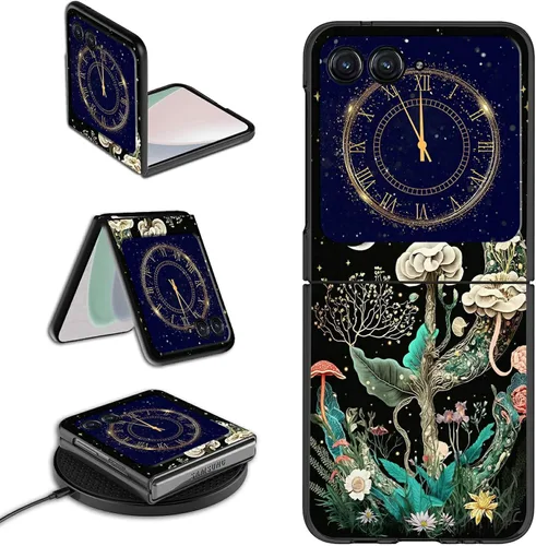 Vista 33 de Rossy Funda para Motorola Razr Plus 2023 para Moto Razr+ 2023 con patrón de niña africana para mujeres y hombres, ultra delgada, ligera