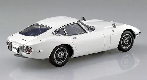 Vista 3 de Aoshima 1/32 The Snap Kit No.05A 2000GT (Pegasus White) - Kit de construcción de modelos de plástico # 5627