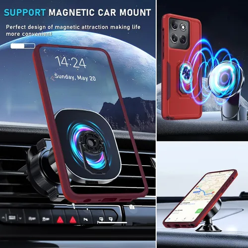 Vista 7 de Funda diseñada para Motorola Moto G Stylus 5G 2025/2026 con soporte