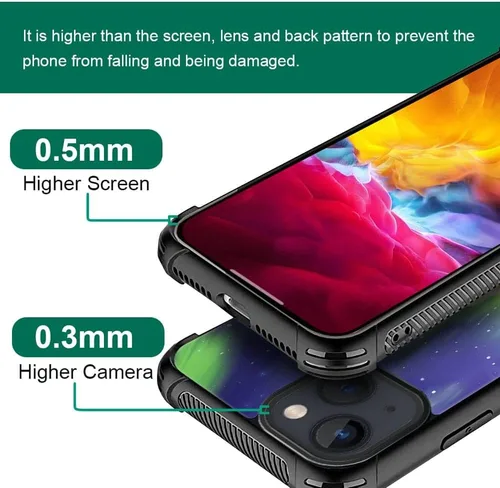 Vista 465 de Funda compatible con iPhone 15, diseño de elefantes africanos, diseño increíble a prueba de golpes, antiarañazos, carcasa trasera de policarbonato
