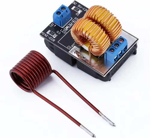 Vista 7 de TOPINCN ZVS Módulo de potencia de calentamiento por inducción de 120 W con bobina de calentador, 5 V-12 V ajustable para uso industrial, bricolaje
