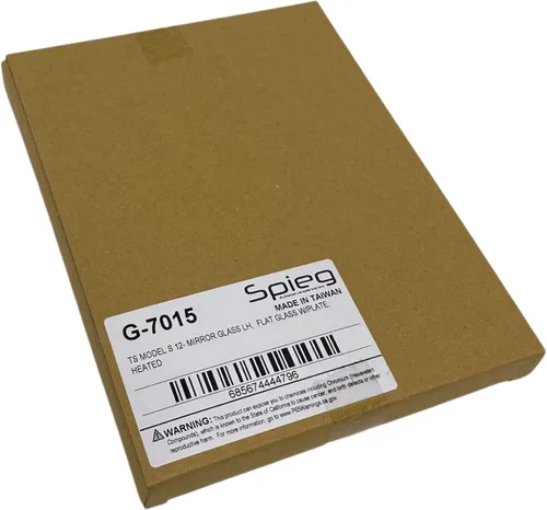 Vista 6 de Spieg Espejo lateral del conductor para Tesla Model S 2012-2022 con calefacción con placa trasera izquierda 1042523-00-A