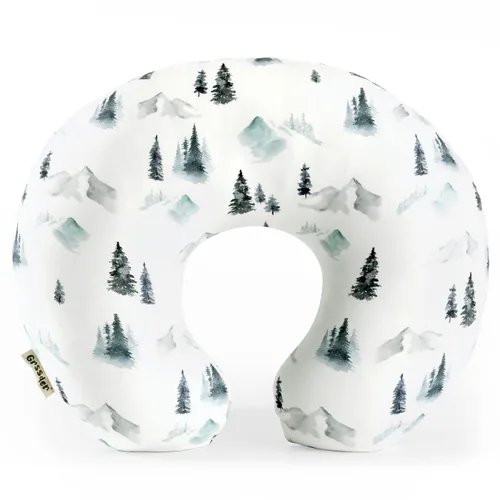 Vista 32 de GRSSDER Funda de Almohada de Lactancia Elástica Minky Removible Fundas de Lactancia para Almohadas de Lactancia Materna, Forro Ultra Suave y Cómodo