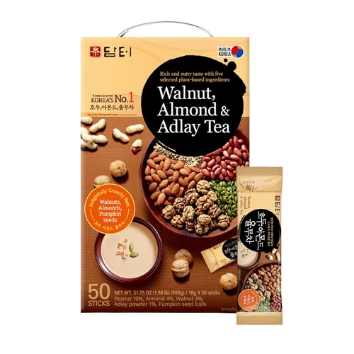 Vista 10 de Damtuh Misugaru - Mezcla de bebida en polvo, mezcla coreana de 12 granos tostados multigrano con quinua, avena, lentejas y garbanzos, bebida