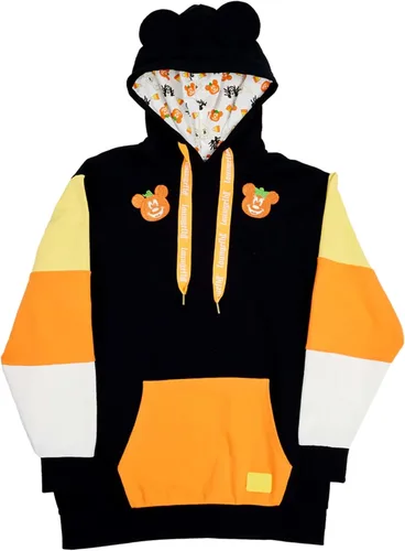 Vista 4 de Loungefly Disney Minnie Halloween Sudadera con capucha para adultos