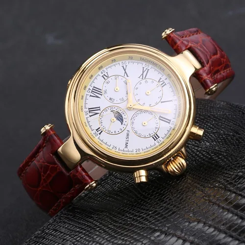 Vista 7 de BERNY Reloj automático para hombre, mecánico, cuerda automática, 3ATM, resistente al agua, multifuncional, cristal mineral, resistente a
