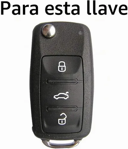 Vista 6 de Funda para Llavero de Silicona Protector de Llave sin Contacto Compatible con VW Volkswagen Tiguan Golf Polo Jetta Passat