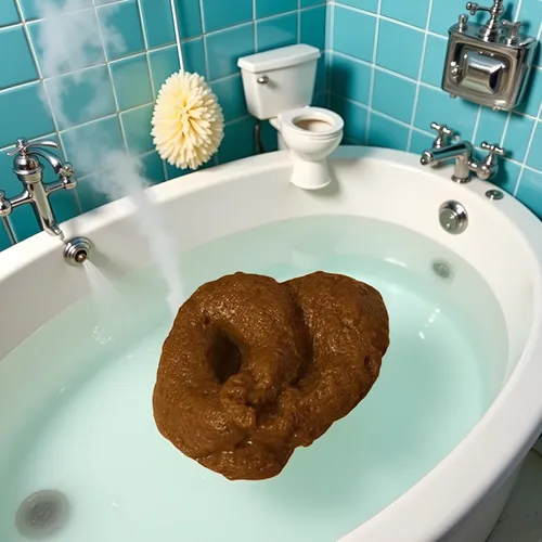 Vista 3 de Juguete de caca falsa marrón, realista, novedoso juguete flotante para caca falsa, para broma del día de los inocentes, regalo perfecto para bromas
