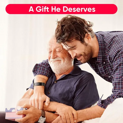 Vista 6 de VNOX - Correa de reloj de eslabones de acero inoxidable para hombre, con grabado personalizado, gran regalo para papá