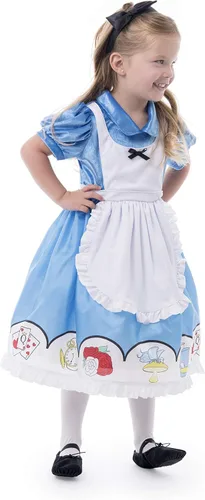 Vista 7 de Little Adventures Disfraz de Alicia con diadema