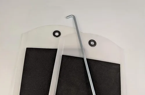 Vista 5 de Toboganes profesionales para muebles, 4 pies de longitud (dos diapositivas por juego)