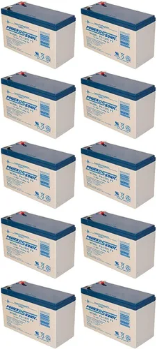 Vista 2 de 12V, 7Ah, AGM, terminal F2, batería de repuesto compatible con UltraTech UT-1272-10 Pack