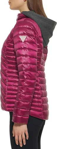 Vista 5 de GUESS Women's Light Packable Jacket Quilted, Transitional Puffer