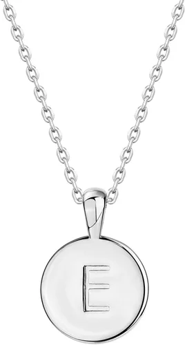 Vista 24 de PAVOI - Collar con dije de letra inicial chapado en oro de 14 quilates para mujer Collar con inicial alfabética de oro