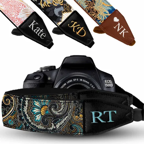 Vista 17 de Art Tribute Camera Strap for All DSLR and Mirrorless Cameras. Photographers Strap Neck, Shoulder & Crossbody Camera Strap