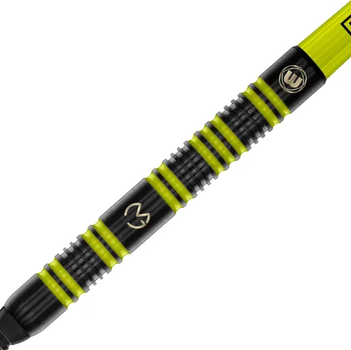 Vista 3 de Winmau Michael Van Gerwen MvG - Juego de dardos profesionales de tungsteno (85 % cañas)