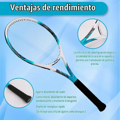 Vista 4 de Senston 27" Adult Tennis Racket, Durable Lightweight Vibration Dampening