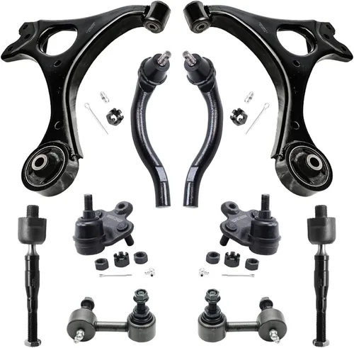 Vista 663 de Detroit Axle - Kit de suspensión frontal de 10 piezas para Dodge Avenger 2008-2014, Chrysler Sebring 2007-2010, 2 brazos de control inferiores, 2