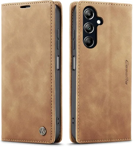 Vista 11 de Funda compatible con Samsung Galaxy A14 con tarjetero y función atril, funda protectora de piel para Galaxy A14 5G de 6.6 pulgadas (negro)
