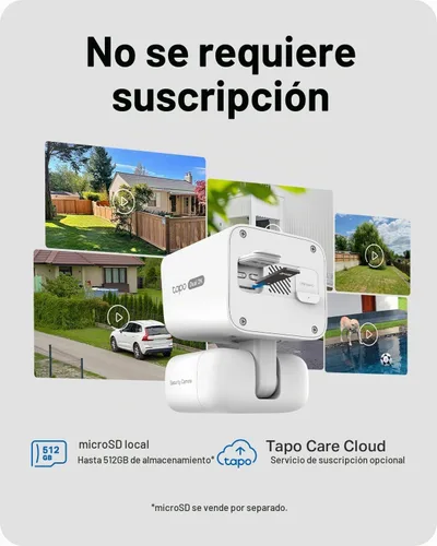 Vista 11 de Tapo Cámara de seguridad con batería de seguridad de doble lente 2K Pan