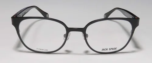 Vista 3 de Jack Spade Bowman MujeresSeñoras Redondo Lleno Borde Primavera Bisagras Gafas Gafas Marco