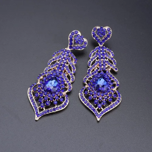 Vista 5 de Collar con colgante de corazón de diamantes de imitación de cristal de moda para mujer, accesorios de fiesta de boda nupcial