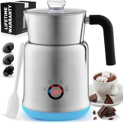 Vista 51 de Varita de espumador de leche mini y potente – Potente espumador de café de mano, mezclador de bebidas operado con batería – Tamaño de bolsillo
