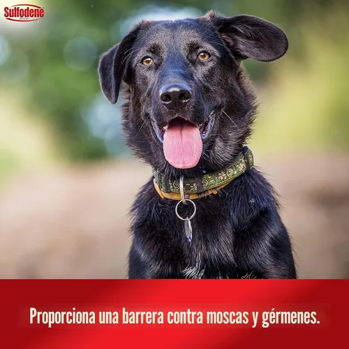 Vista 5 de Sulfodene, pomada de 3 vías para perros, S, Blanco