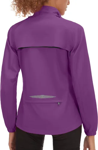Vista 18 de Little Donkey Andy Chaqueta de ciclismo plegable para mujer, mangas Amarillo fluorescente