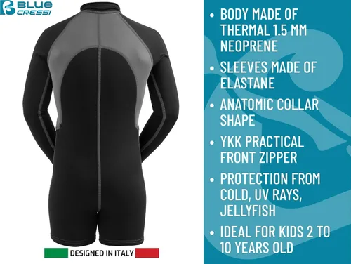 Vista 4 de Cressi - Traje corto de neopreno y licra para bebé