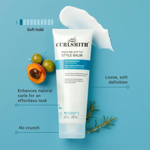 Vista 2 de CURLSMITH Hold Me Softly Style Balm - Curl Enhancing, Soft Hold Curl Cream, Lightweight, No Crunch Curl Cream, For All Curl Types, Vegan & Cruelty